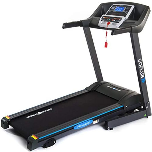 2.25HP Electric Folding Treadmill with Incline, Walking Running Jogging/Fitness Machine with Blue Backlit LCD Display for Home