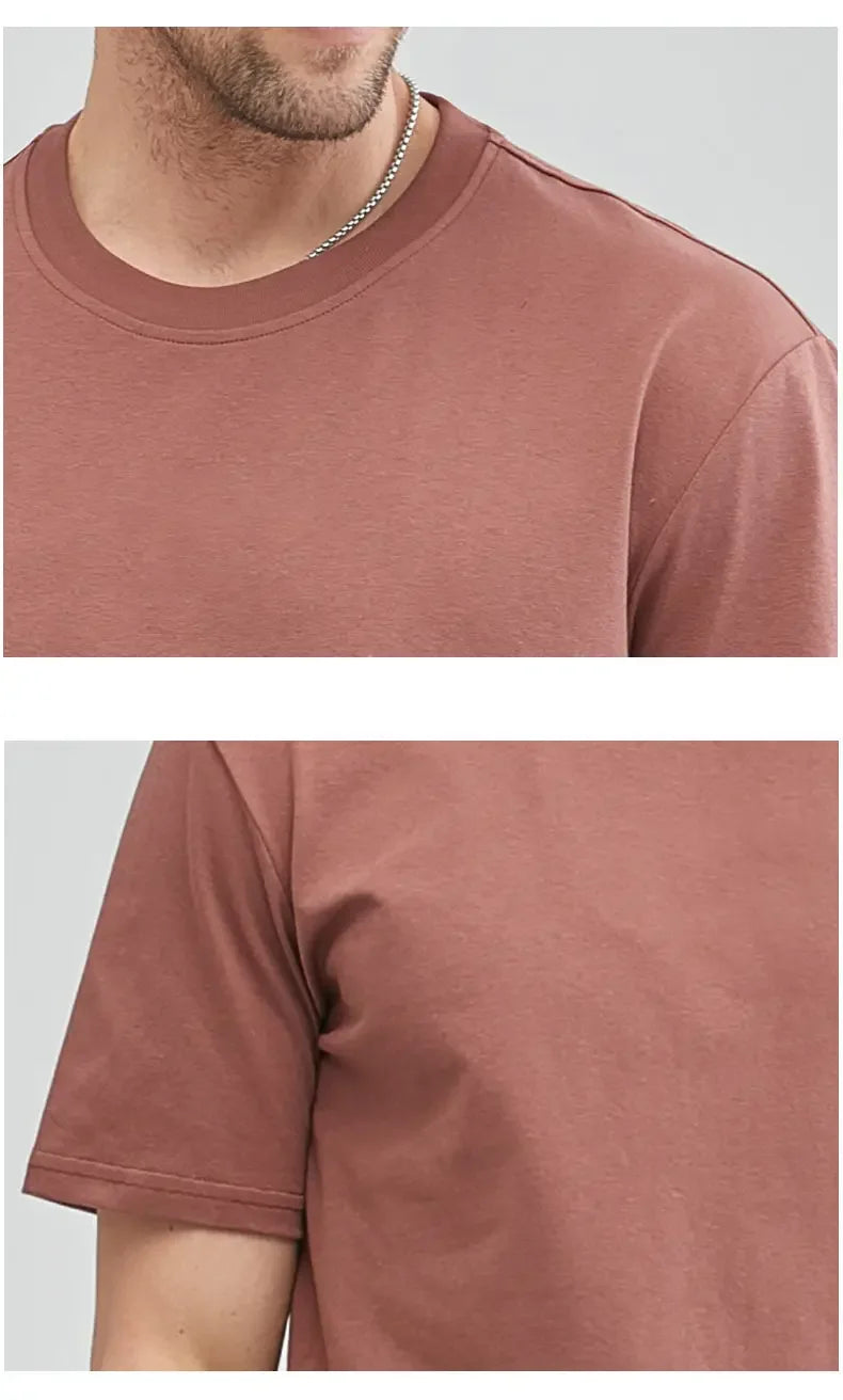 Good Quality T-Shirts Men Summer Sale Cotton Male Tshirt/Short Sleeves Tee Shirt Boys Basic Plain Tops Oversize 5XL