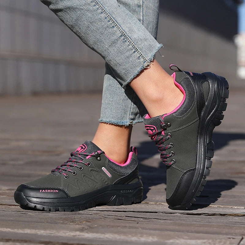 Outdoor Hiking Shoes for Women Anti Slip Comfortable Lightweight/Luxury Brand Waterproof Platform Trekking New Women's Sneakers