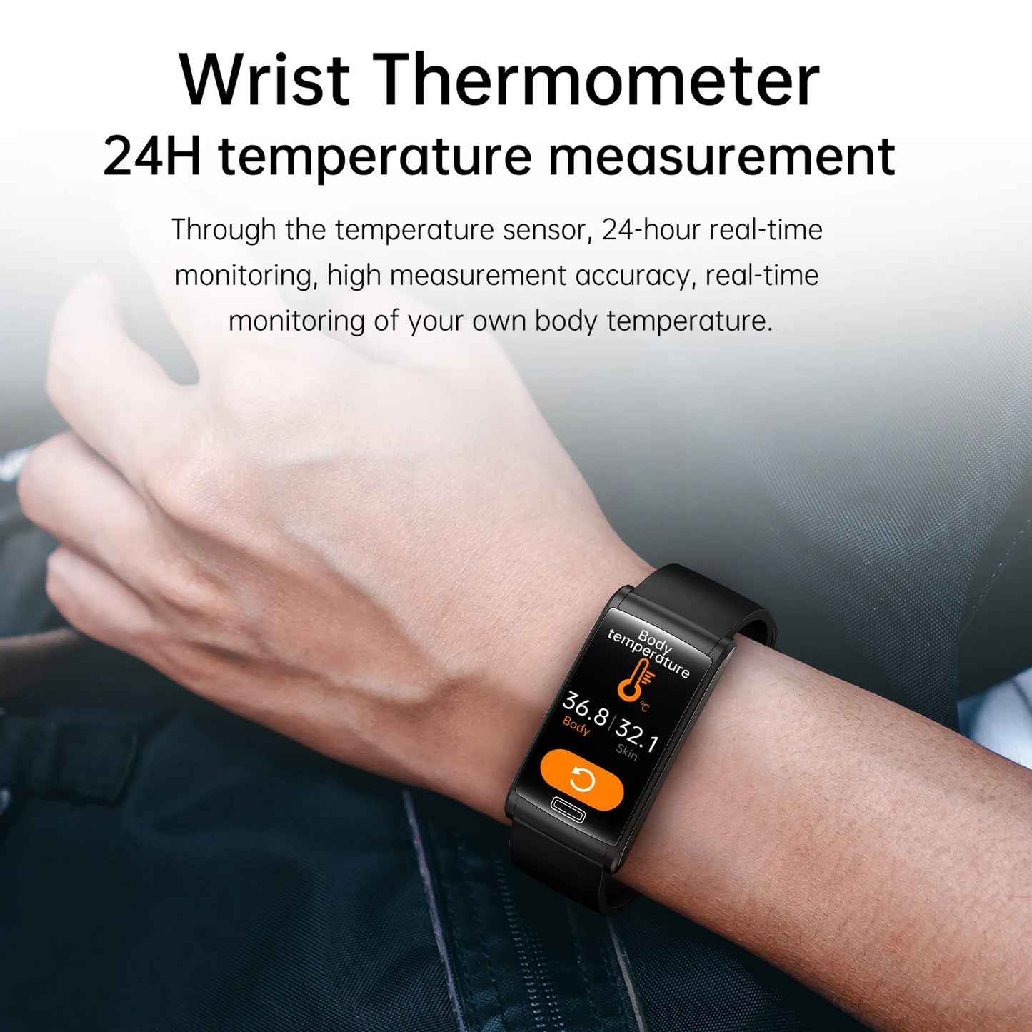 2025 New ECG+HRV Smart Watch Men Women Heart Rate/Blood Pressure Hypoxia Alarm Sleep Monitoring Fitness Sports Music Control