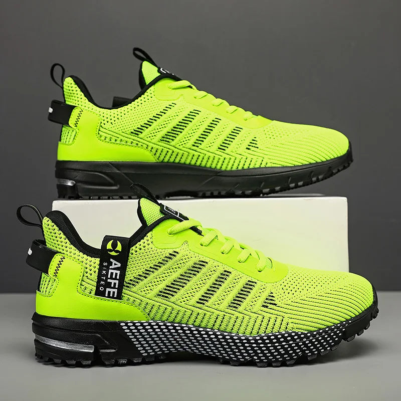 New Men Running Shoes Breathable Outdoor Sports Shoes/Lightweight Sneakers for Men Comfortable Athletic Training Footwear