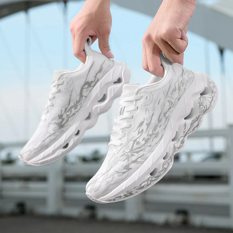 Couple Running Shoes New Shock-absorbing Lightweight Breathe Mesh/Marathon Professional Sports Shoes for Women