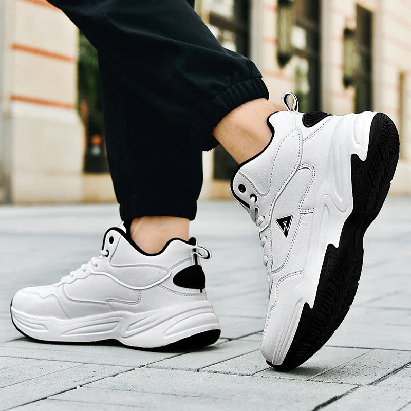 Men's high quality plus size casual sneakers Four seasons soft/sole outdoor breathable running shoes students light sports shoes
