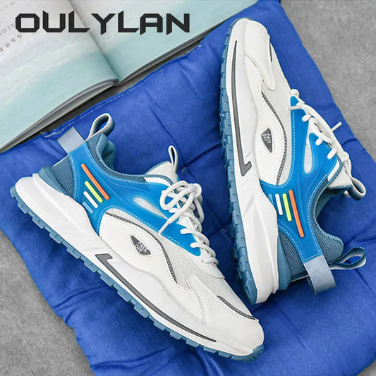 Fashionable Spring Autumn Seasons Casual Sports Men's Shoes/Upper Stitching  Size 39-44 Comfortable Shoes