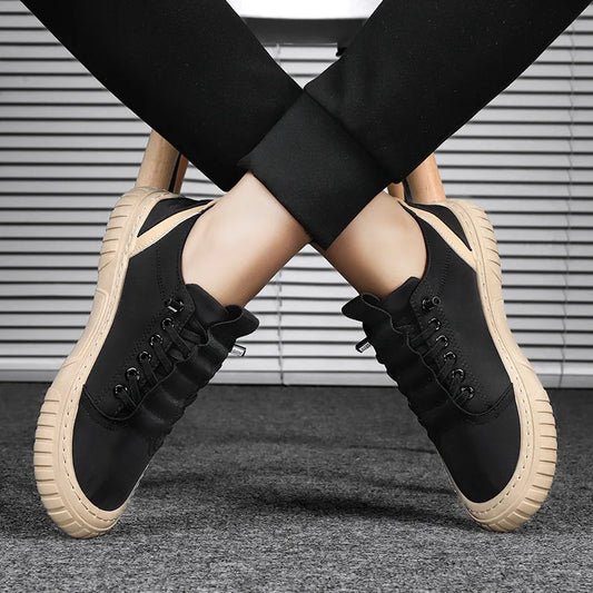 Summer canvas shoes for men trendy sneakers for men/casual thin style breathable lazy one-piece anti-odor