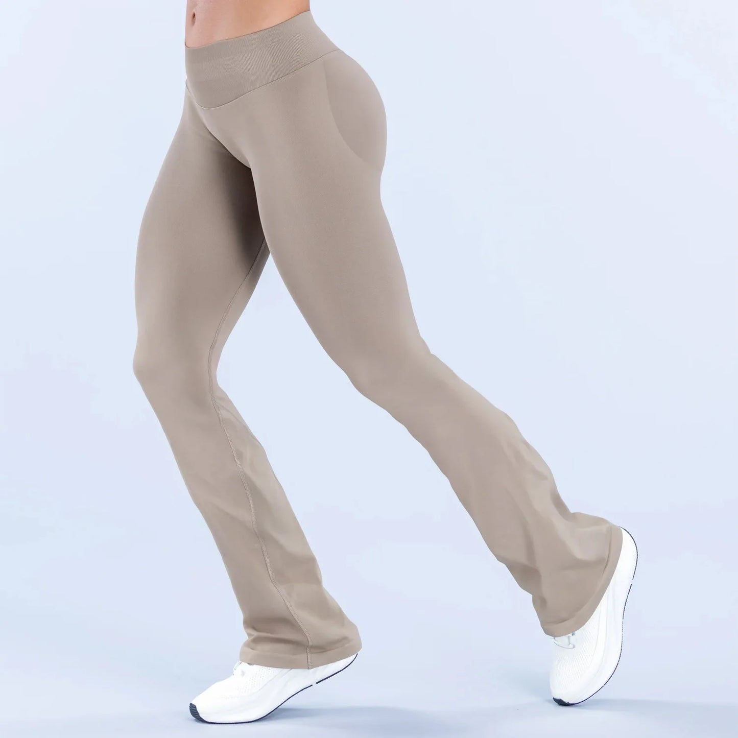 NCLAGEN Flares Gym Clothes Woman Seamless Pilates Yoga Leggings/Scrunch Booty Peach Hip Lifting Fitness Workout Sports Pants