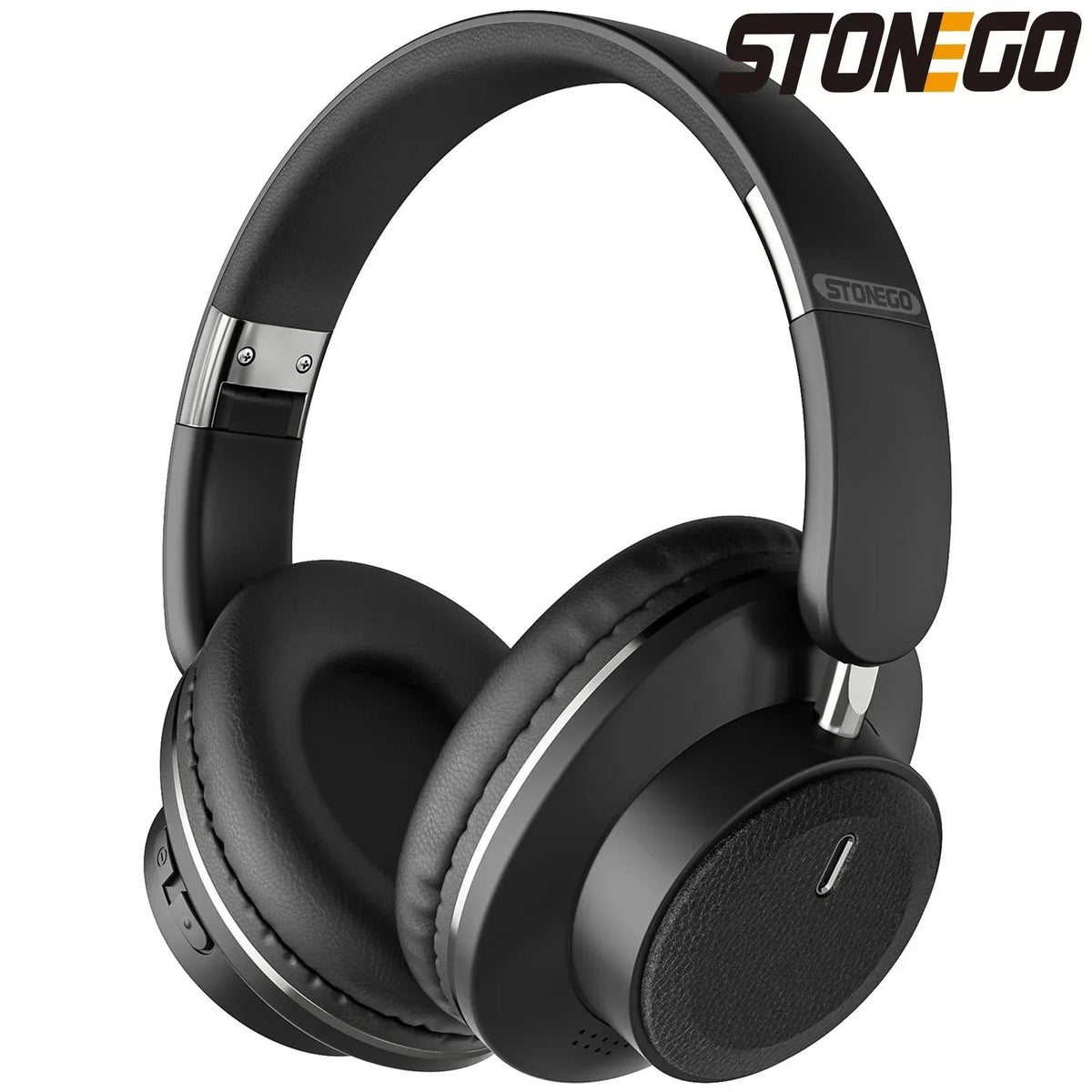 Bluetooth Headphones Wireless Headset Over Ear Foldable/Portable Fashion Aesthetic Design With 24H Long Battery Life