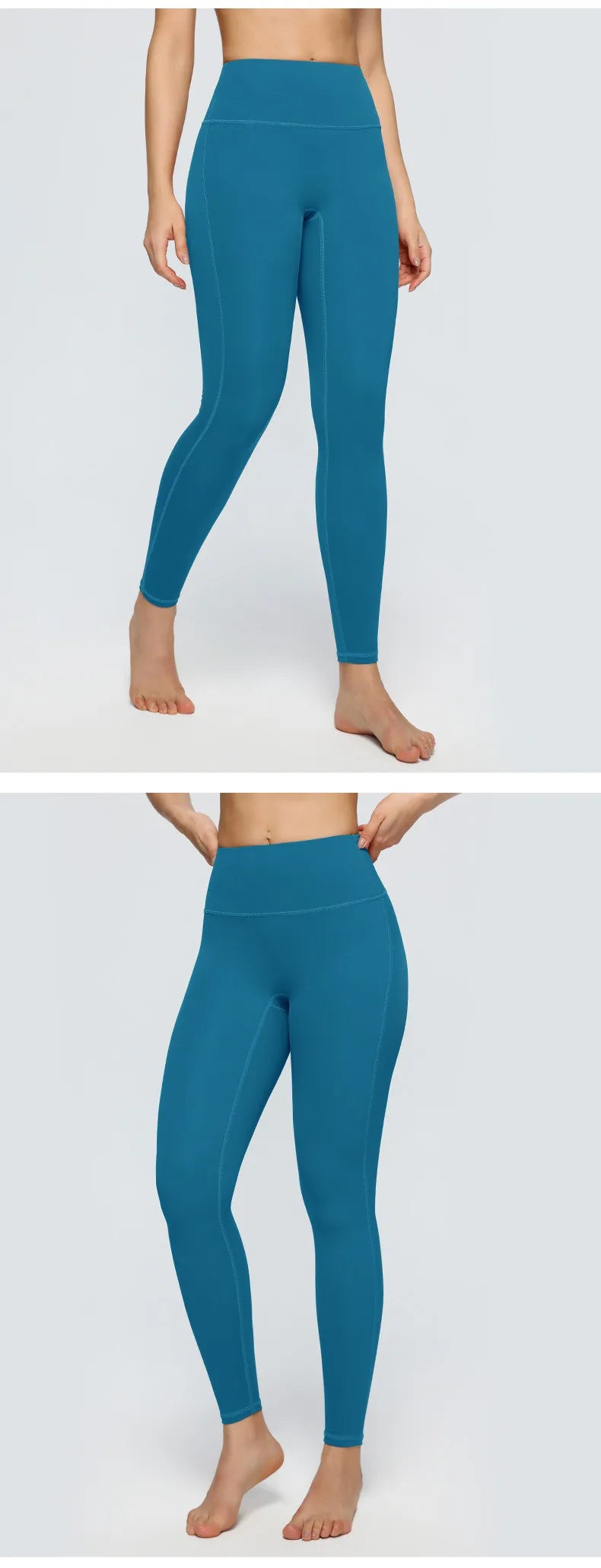 Women's Naked-Skin Yoga Leggings High Stretch Quick Dry Butt Lifting/Tight Fitness Pants for Outdoor Jogging Casual Daily & Street Wear