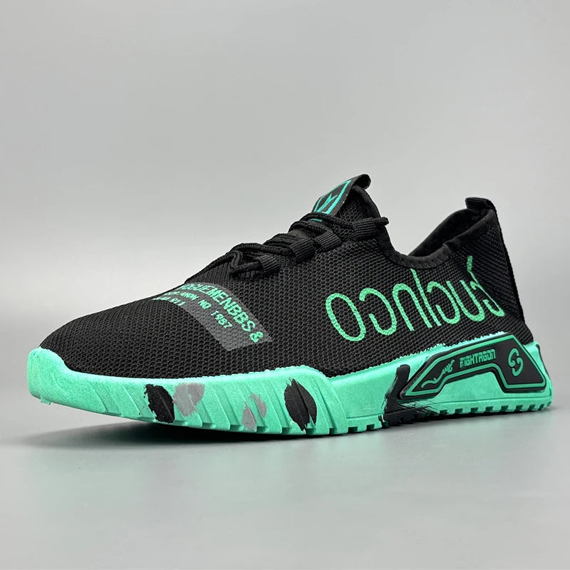Men's lightweight sports shoes summer new breathable mesh/versatile men's shoes anti slip soft sole running shoes men's sneakers
