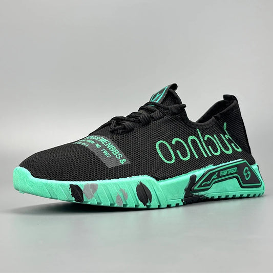 Men's lightweight sports shoes summer new breathable mesh/versatile men's shoes anti slip soft sole running shoes men's sneakers