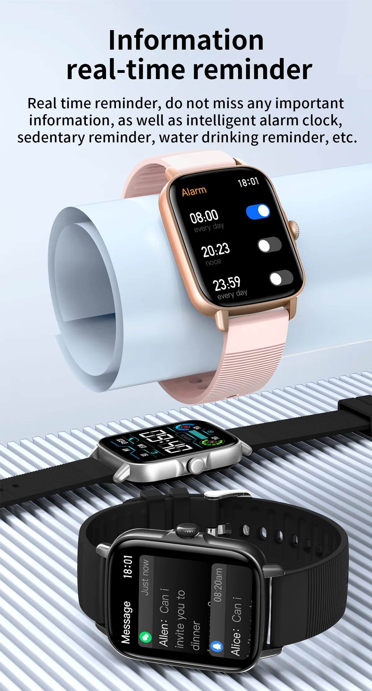 2026 Smart Watch for Men Women Fitness Tracker with Heart Rate/Sleep Monitor Activity Tracker 1.83" HD Waterproof Watch