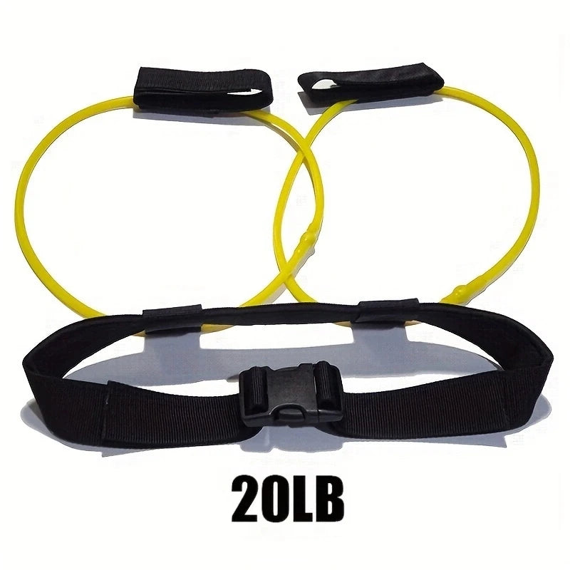 Yoga Leg Slimming and Butt Lifting Elastic Traction Belt for Hip/Fitness and Butt Lifting Stretch Resistance Belt Elastic Rope