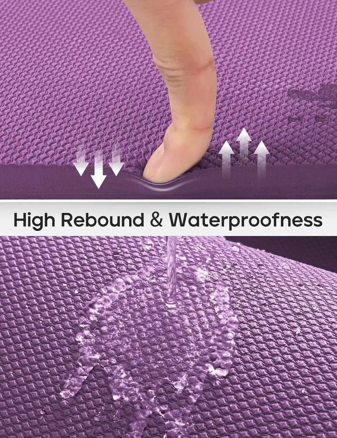 Non-Slip Yoga Knee Pads Cushion for Exercise/Gardening, and Floor Work 26x10 Inches