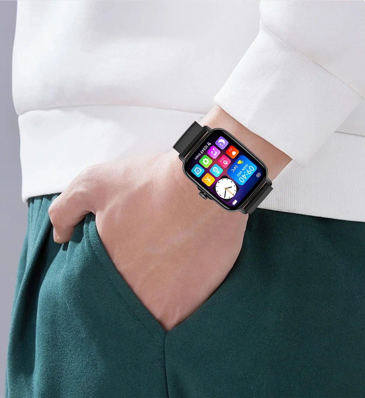 2026 Smart Watch for Men Women Fitness Tracker with Heart Rate/Sleep Monitor Activity Tracker 1.83" HD Waterproof Watch