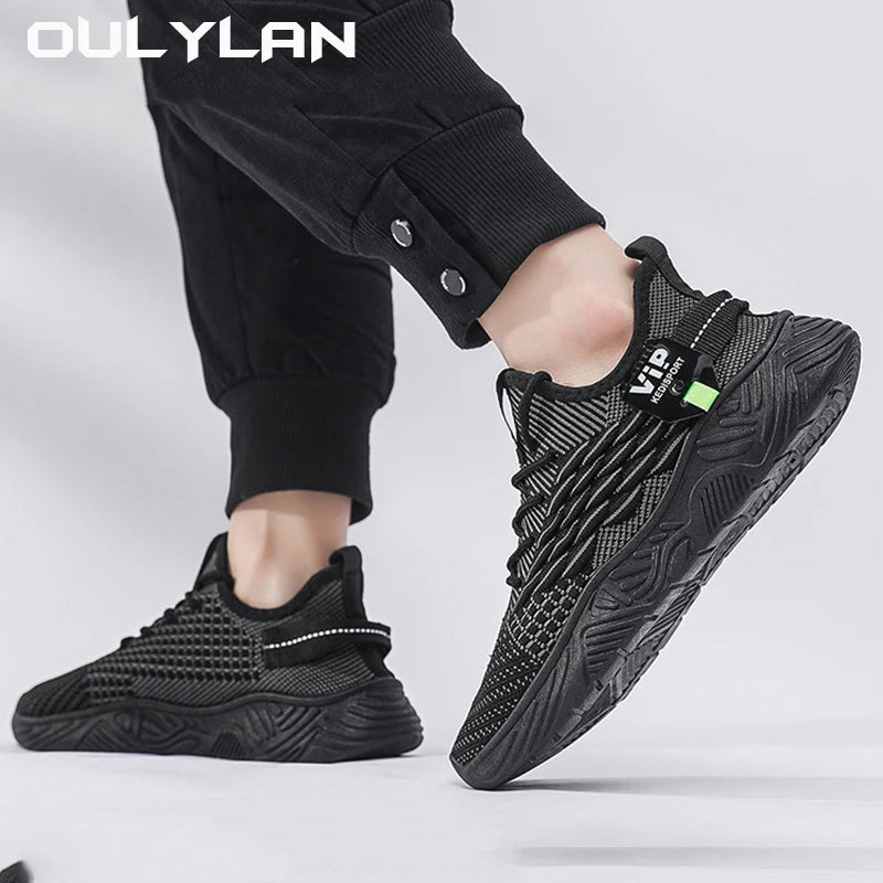 Men's Sneakers Summer Trendy Men Running Shoes/Outdoor Sports Mesh Breathable Sneaker Casual Comfortable Shoes