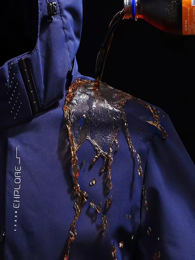 Men's Outdoor Waterproof Raincoat Lightweight Raincoat/with Hood streetwear Hiking Windproof Jacket Climbing Outdoor Jackets