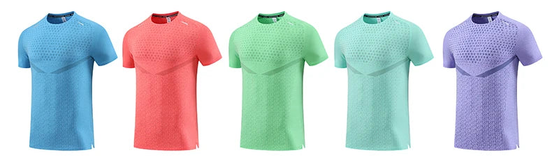 3D Print Gym Shirts Fashion Running Casual Outdoor Jogging/Breathable Workout Short Sleeves Quick Dry Training New Tee
