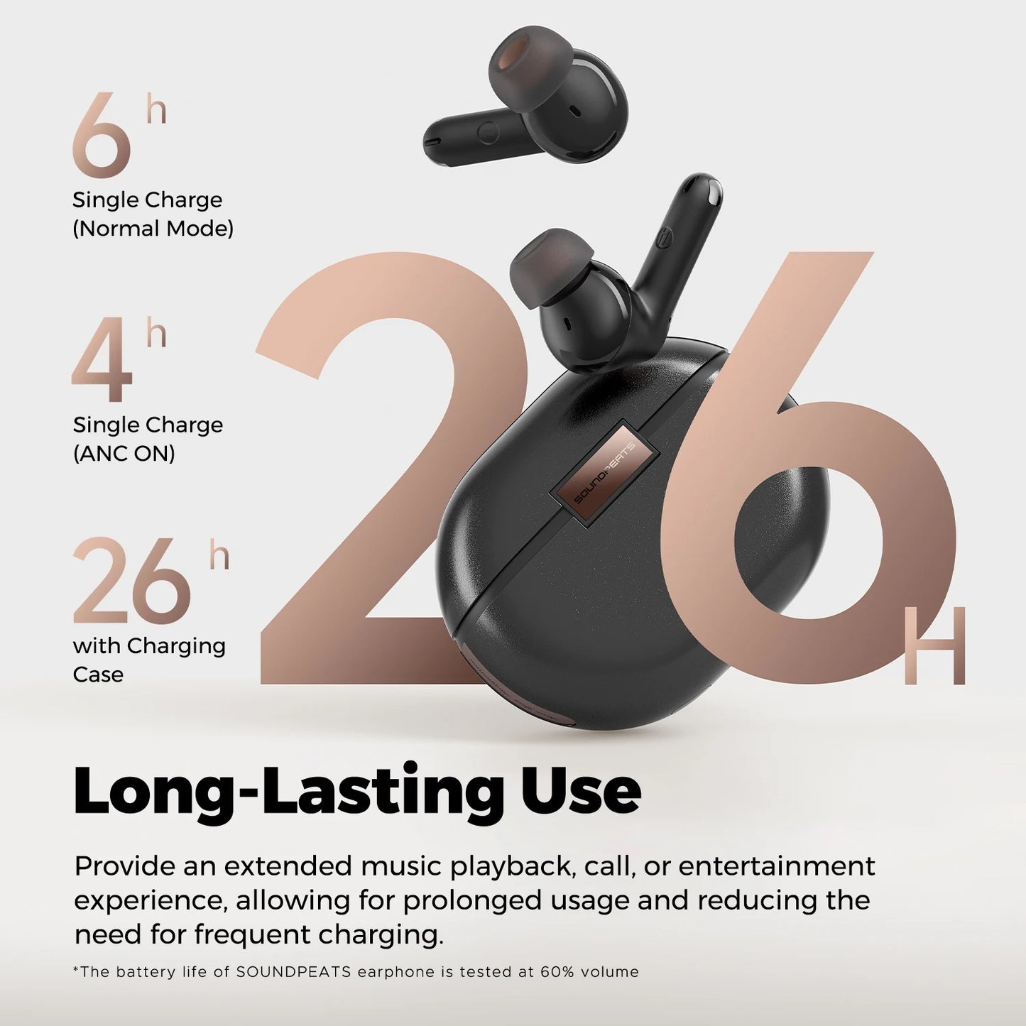 SoundPEATS Air4 Pro ANC Bluetooth 5.3 Wireless Earbuds/with Lossless Sound AptX Voice Multipoint Connection, in-Ear Detection