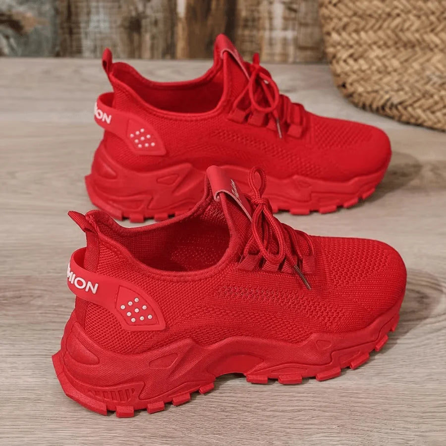 Air Cushion Wedge Knit Sock Sneakers for Women Breathable/Lightweight Non Slip Comfort Casual Walking Athletic Shoes