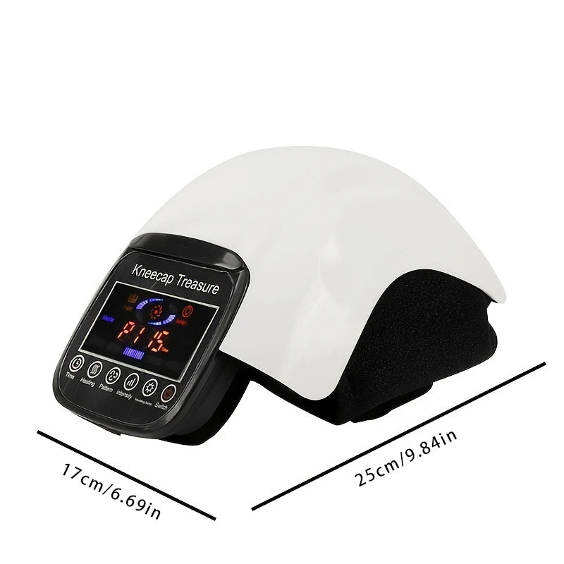 Portable knee massager vibration hot compress charging design/caring for knee health giving gifts to elders and friends
