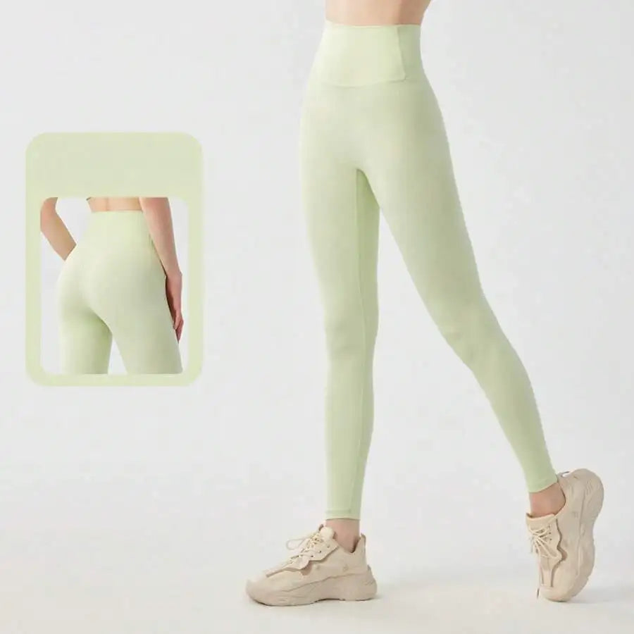 Women High Waist Peach Butt Lifting Scrunch Yoga Leggings/Compression Running Gym Tights Quick Dry Elastic Sports Pants