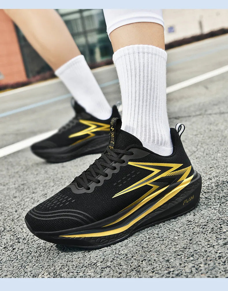 Men Running Shoes Speciality Marathon Sports Shoes Breathable/Lightweight Carbon Board Women's Trend Athletic Sneakers