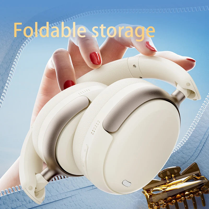 Acer OHR516 ANC Wireless Bluetooth 5.4 Headphones 48dB ANC Headsets/40mm Dynamic Driver 100H Playtime with LDAC Earphones