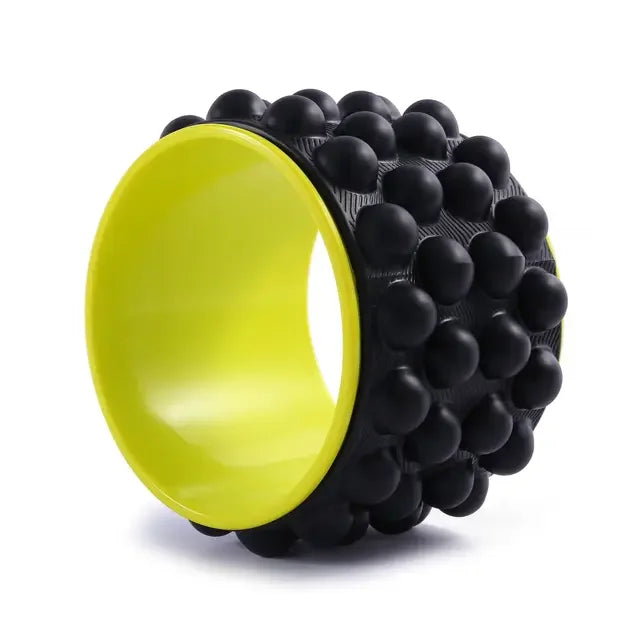 Back Roller Myofascial Release Trigger Point Yoga Wheel Foam Roller/Treat Back Pain Deep Tissue Massage Exercise Mobility