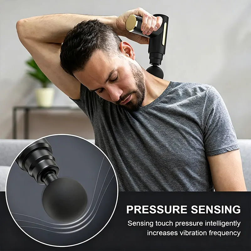 Massage Gun Fascia Deep Muscle Relax Body Neck Massager/Electric Fitness Equipment Noise Reduction Male Female Electric Fitness