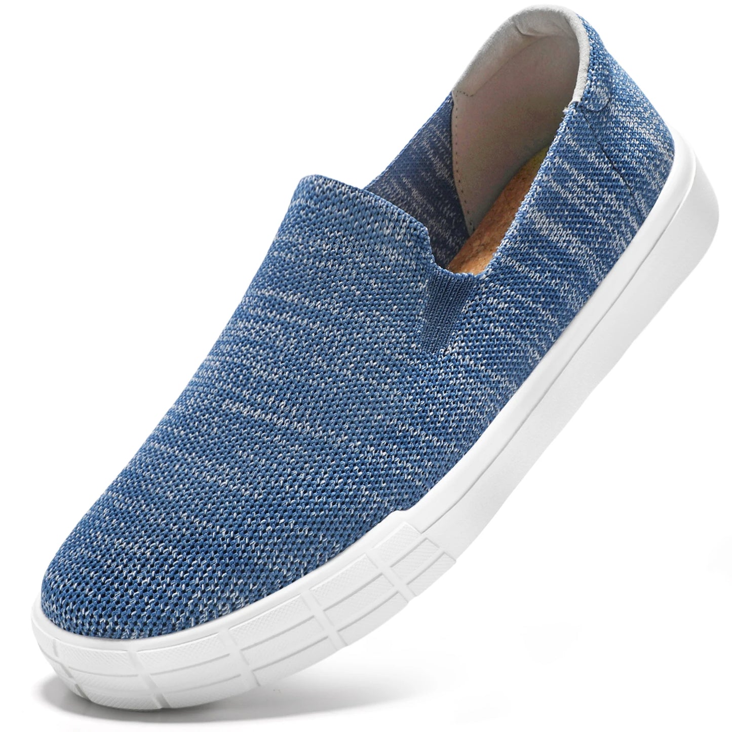 STQ Knit Slip on Shoes Women Breathable Loafers/Comfortable Knit Casual Shoes for Women