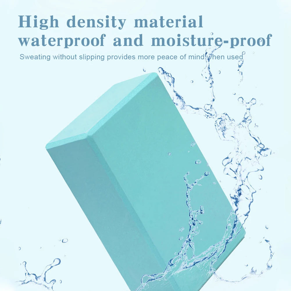 EVA Yoga Block Waterproof Yoga Balance Bricks Moisture-Proof High Density Yoga Blocks/Body Shaping Yoga Blocks for Yoga Pilates