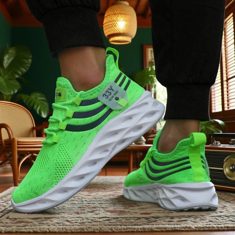 Trending Women Running Shoe New Large Size Women Design Breathable/Height Increasing Sneakers Soft Soled Cushioned Mesh Sneakers