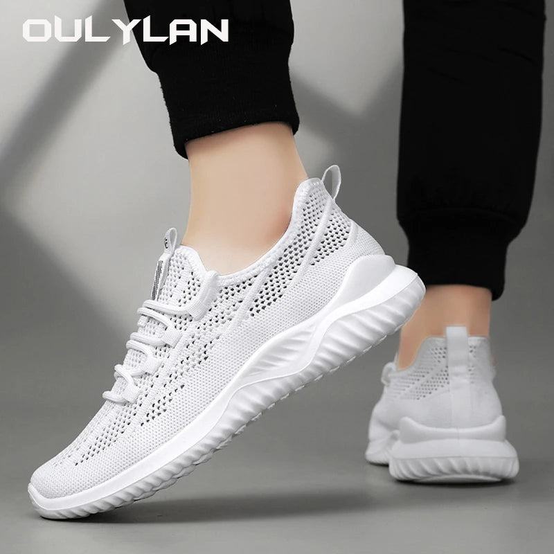 Running Shoes for Women Spring Casual/Breathable Sneakers Lace up  Sports Shoes for Female Large Shoe