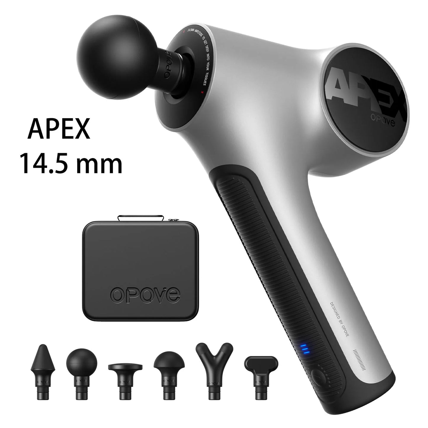Opove Apex 14.5mm Massager Deep Tissue Massage Gun Percussion Fascial Muscle/for Athlete Workout Pain Relief Recovery Relaxation