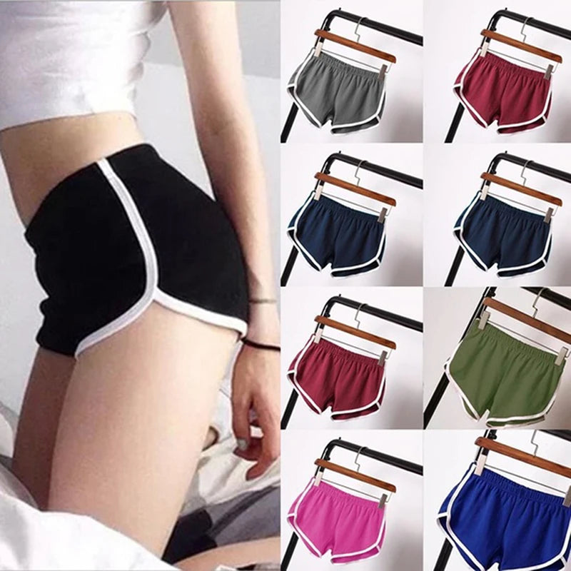 Summer Exercise Gym Shorts Women Yoga Shorts Professional Sports/Running Black Workout Black Training Shorts