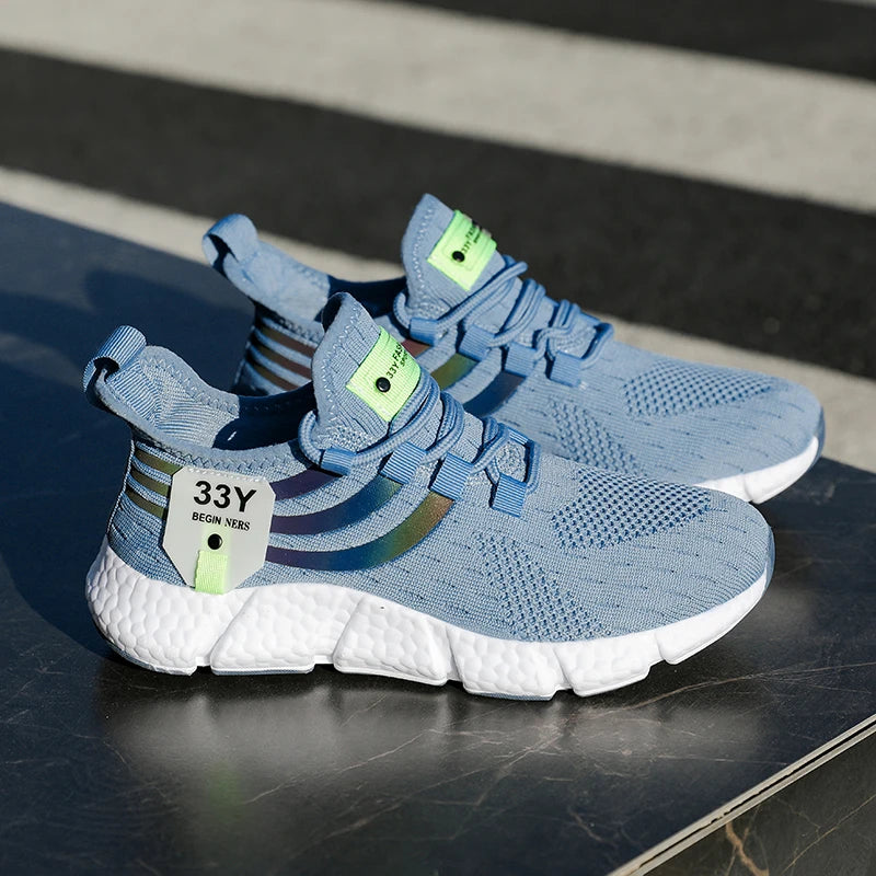 Women Casual Sports Shoes Breathable Lightweight Sneakers Anti-slip/Flats Outdoor Running Walking Shoes Female Vulcanized Shoes