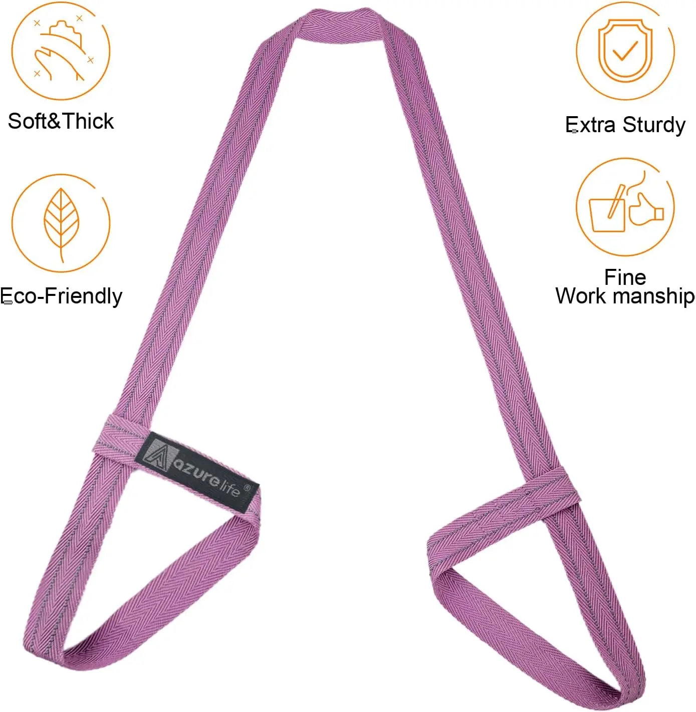 Yoga Mat Sling for Easy Carrying/Adjustable Straps Hold Mats Securely