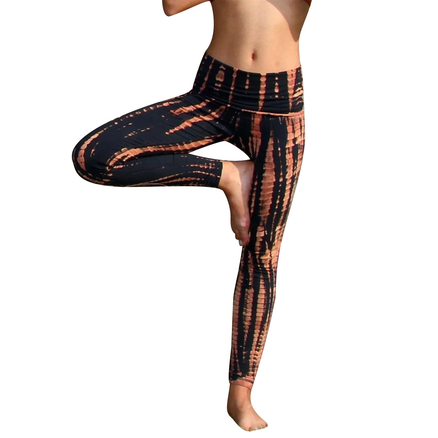 High Waist Yoga Leggings with Side Pockets Tummy Control Workout Pants/for Women Running Exercise Fitness Tights