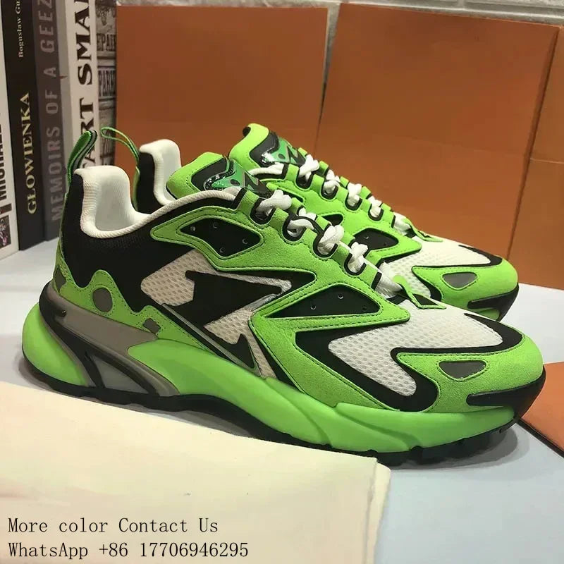 Designer B30 Runner Men's Sneakers Fashion mesh suede/stitching casual  sneakers Men's outdoor B22 jogging shoes