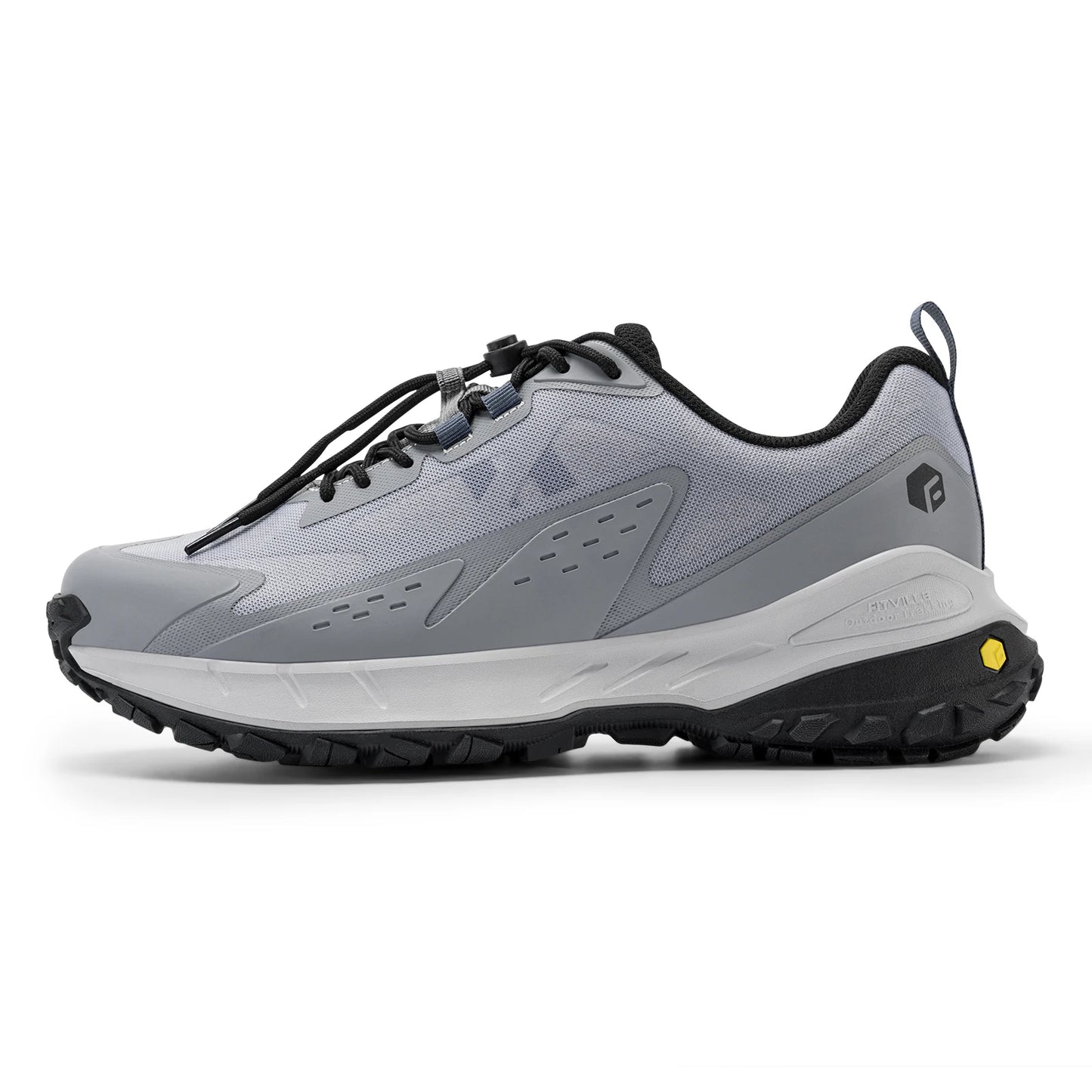 Fittington Wide Shoes For Man  Breathable Mesh Upper Sneakers/Non-Slip Trekking Hiking Walking Shoes With High Arch Support