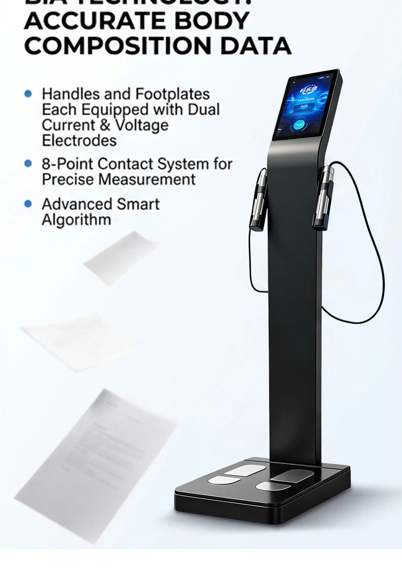 Professional Epilator 3D Smart Scale Body Mass Scanner Analyzer/for Fitness Center Tests Bone Weight Fat & Muscle