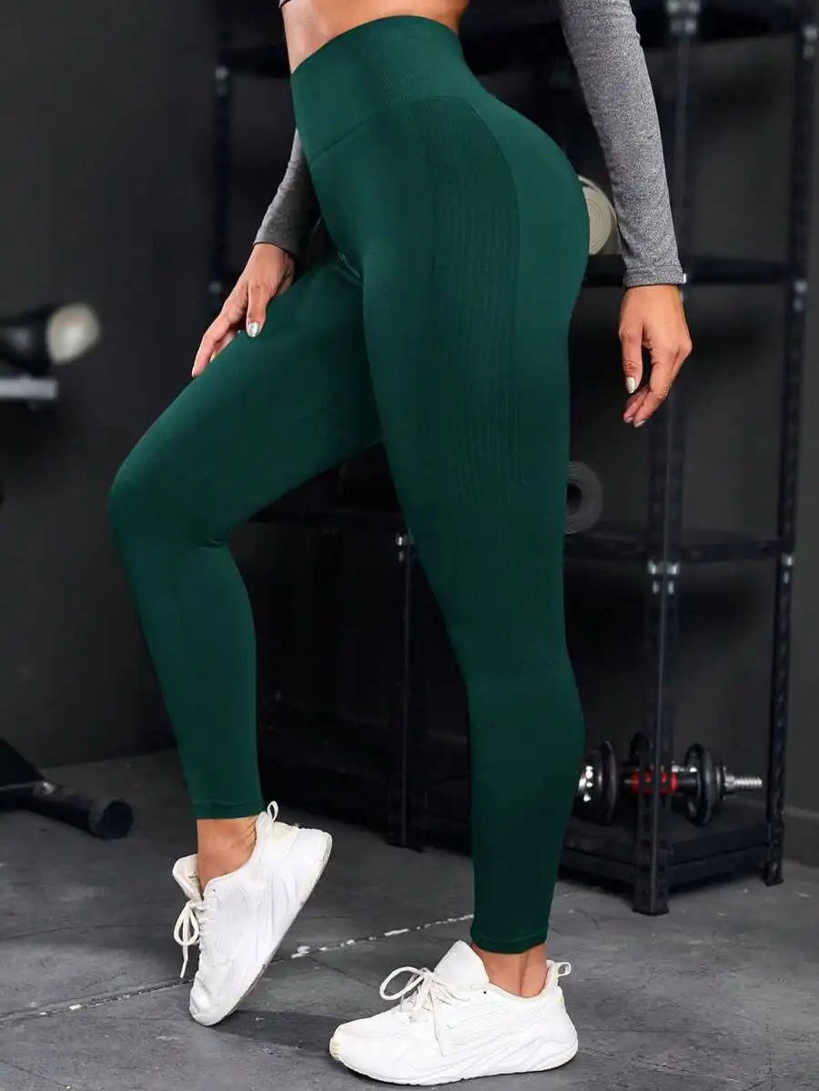 Powerista Running Tights Seamless High Stretch/Tummy Control Active Leggings Yoga Women Pants