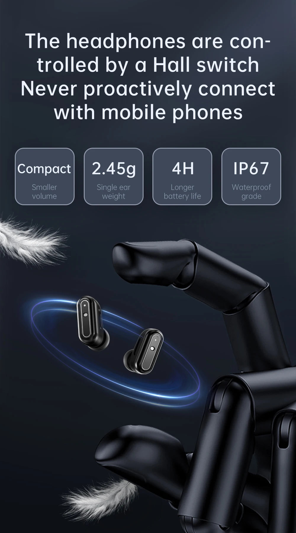 GEJIAN X10 smartwatch TWS 2-in-1 wireless Bluetooth dual earphone/call health sports music men and women smartwatch