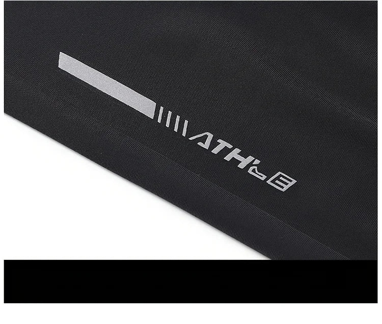 Men Breathable Quick Dry Sports Pants Moisture Wicking Trousers/with Reflective Print Drawstring Pockets & Zipper Details Outdoor Pants