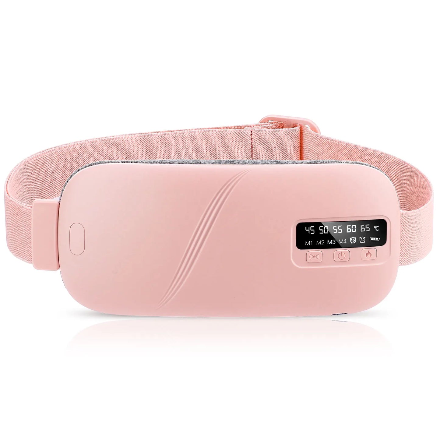 5 Modes Electric Heating Vibration Waist Massage Belt Smart Warm Palace/Women Menstrual Heating Pad for for Cramps Period Relief