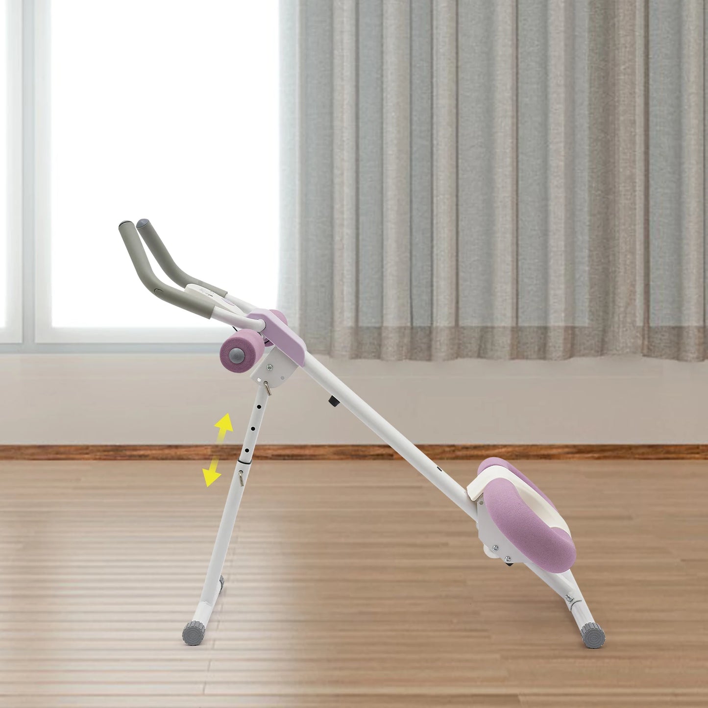 Foldable Abdominal Exercise Machine Abdominal Workout Equipment/Abdominal Trainer Machine for Homes Offices Gyms