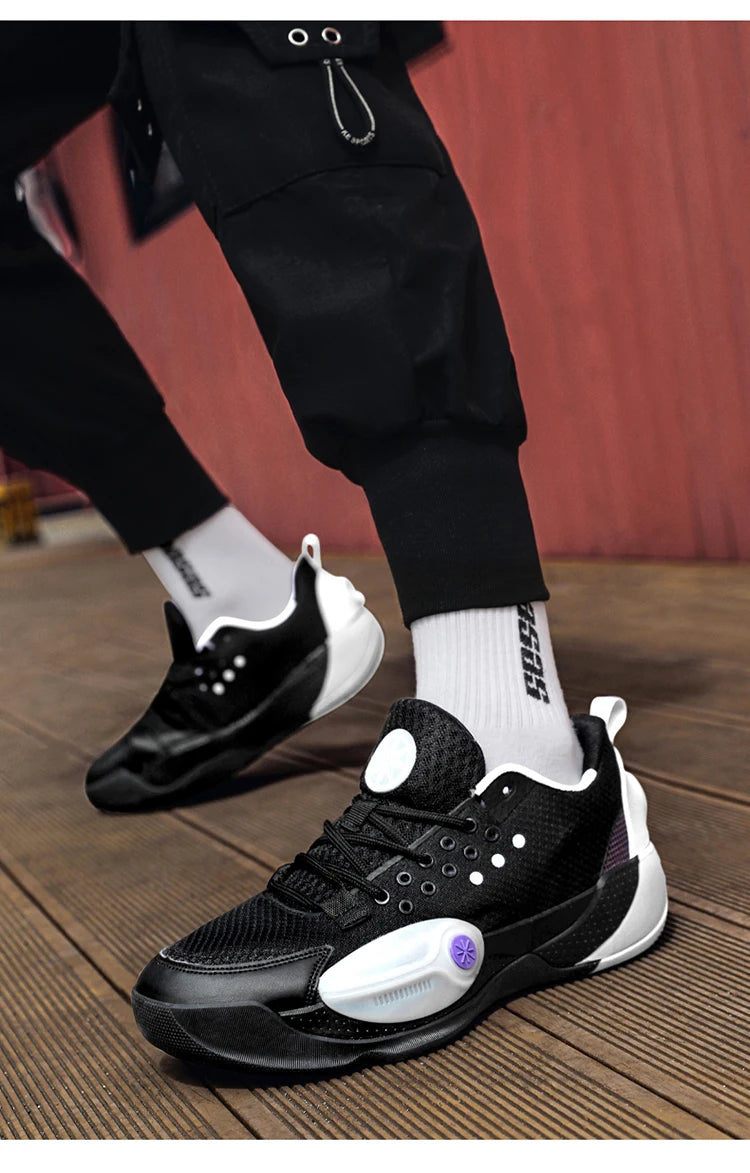 Unisex Basketball Shoes High-Quality Mesh Breathable Fashion/Summer Sports Shoes Shock-Absorbing Teen Basketball Boots