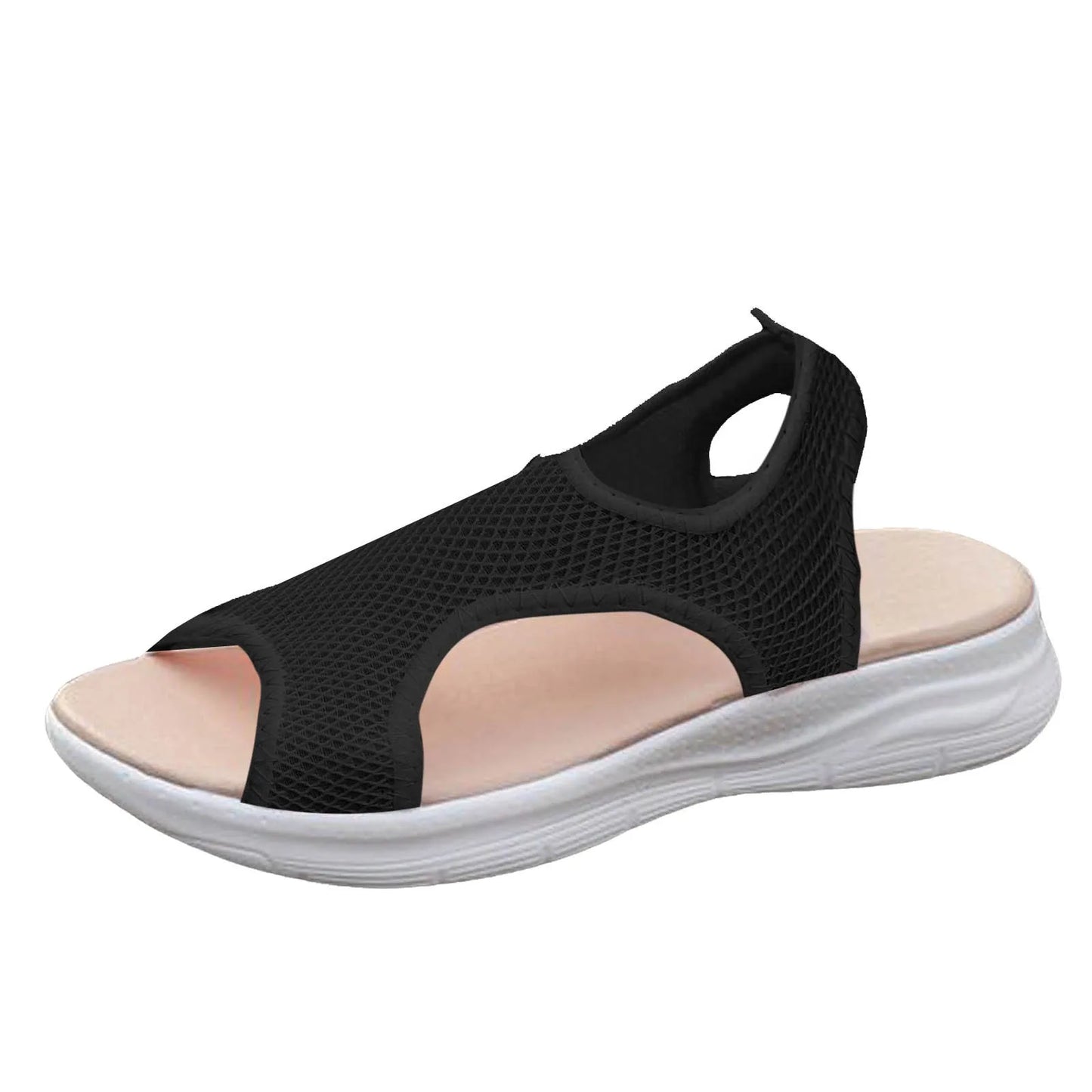 Sandals Women Comfortable Women's Breathable Orthopedic Sandals/Comfortable Walking Tennis Shoes Arch Flat Sandals