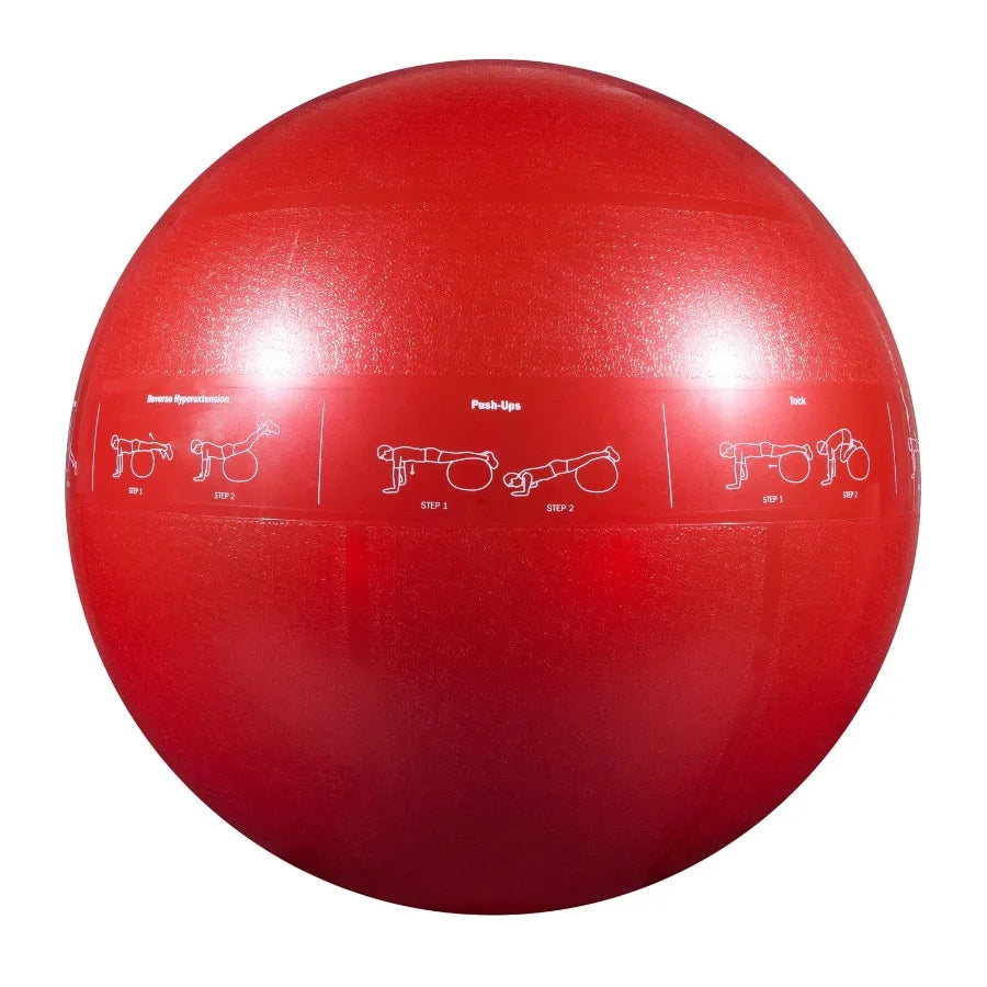 ProBall Stability Ball for Yoga Fitness/Balance Exercise Ball Red 65cm