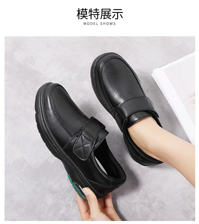 Sneakers Woman Nurse Clogs Shoes - Nursing Women Summer Shoes/Female Health Work Flat Walking Soft Non Slip Nurse Shoe